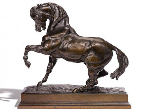 barye sculpture cheval bronze prix cote estimation expertise enchère vente