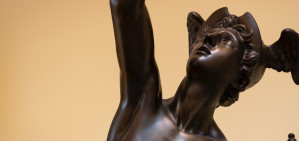 sculpture bronze banniere